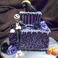 If a large cake is not your cup of tea think smaller and go. Nightmare Before Christmas Birthday Cake Cake By Angie Cakesdecor