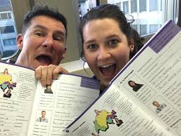 Kicking ARSCH in German class!