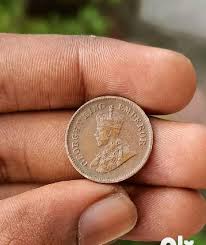 Old british india coins (half pice) in ...