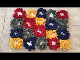 Hali Kaydirmaz Uzerine Tig Isi Penye Ip Ile Paspas Yapimi Crocheted Mop Making Youtube Halilar Tig Desenleri Tig Isleri