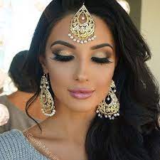 Turned Her Into A Bollywood Princess For Beautiful Dressyourface S Baby Shower Hair Makeup Bridal Eye Makeup Asian Bridal Makeup Indian Bridal Makeup