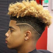 Fluffy Dyed Haircut Temp Fade Haircut Long Hair Styles Men Tapered Haircut