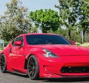 Red Amuse Nissan 370Z - Forgestar CF5V Wheels in Bronze ...
