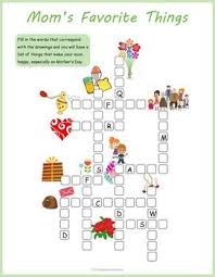 Mother 39 S Day Crossword Puzzle Get Your Kiddos In The Mood For Celebrating Mother 39 S Mothers Day Crafts For Kids Puzzles For Kids Mother S Day Activities