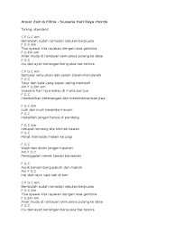 I just tried to synchronize the video with new audio.selamat hari raya to all Guitar Chord