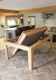 Oak Farmhouse Rollover Pool Dining Table Pool Table Dining Table Pool Table Room Farmhouse Dining Table