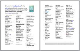 List of naturally gluten free foods. Dairy Free Pantry Stocking Printables With Shopping Lists For All