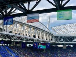 Ook rusland levert een speelstad voor het ek 2021. Sankt Petersburg Stadion Bild Von Gazprom Arena St Petersburg Tripadvisor