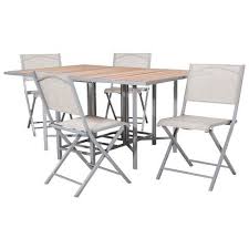 Threshold Bryant 5 Piece Sling Stowable Folding Patio Dining Furniture Set Patio Furniture Collection Patio Dining Furniture Outdoor Furniture Design