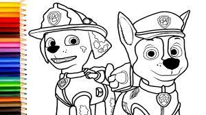 Gratis malvorlagen und ausmalbilder downloaden und ausdrucken. Paw Patrol 1 Ausmalbilder Malvorlagen Fur Kinder Mit Farbigen Markern Youtube