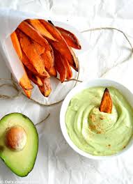 It is best to have all the sweet potato slices the same thickness in cut. Healthy Sweet Potato Fries With Avocado Dip Del S Cooking Twist