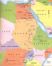 Map available online world maps maps cairo library of. The Nile And The Countries It Flows Nile River Map Nile