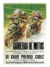 Motorcycle Racing Promotion Art Print Lantern Press Art Com Vintage Motorcycle Posters Vintage Racing Poster Vintage Poster Art