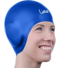 Tyron Long Hair Swimming Cap (Black)