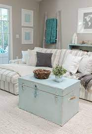 Trunks used as coffee tables are kind of a big trend, and for good reason! 16 Old Trunks Turned Coffee Tables That Bring Extra Storage And Character