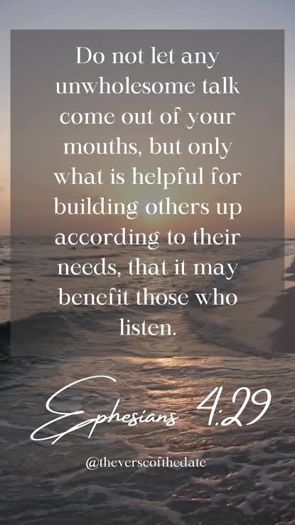 Ephesians 4:29: Life Lessons from Scripture