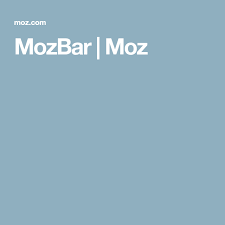 Mozbar Moz