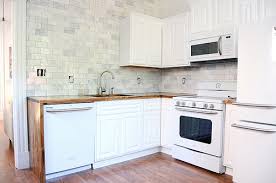 If your kitchen backsplash budget is smaller, go with ceramic tile backsplash. The Ceramic Subway Tile Backsplash Homearttile