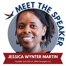 👋Meet Founder & CEO of JWM Concepts LLC, and Fractional Chief AI Officer,  Jessica Wynter Martin.⁠ ⁠ Join our free webinar "Using AI for Your  Business" presented by Jessica