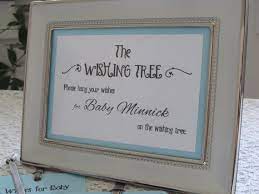 Wishing Tree Instruction Card For Baby Shower Wishing Tree Etsy Wishing Tree Baby Shower Wishes For Baby