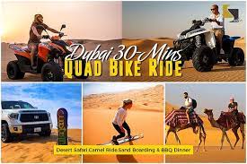 Our ultimate quad biking, camel riding, snorkelling, banana boat riding tour! Quad Bike Desert Tour Plus Camel Ride And Sandboard From Dubai 2021
