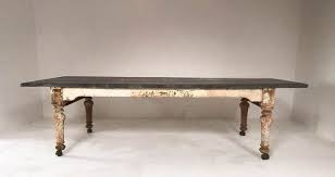 Rustikaler Viktorianischer Esstisch Mit Zinkplatte Dining Table 2019 Dining Table Entryway Tables Table