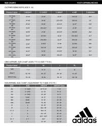 Adidas Soccer Pants Size Chart