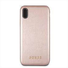 Apple iphone xs max 512 гб серебристый. Guess Pu Leather Hard Case Iridescent Rose Gold Fur Iphone Xs Max Handyhulle Alza De