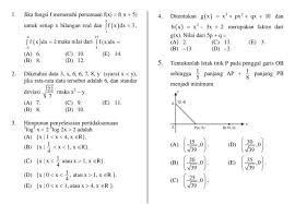 Asignaturas en la última solicitud de preguntas unbk test de la escuela secundaria: Download Soal Dan Pembahasan Matematika Saintek Utbk 2019 Pdf