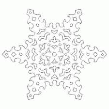 12free & easy paper snowflakes to cut and color. Paper Snowflake Templates Snowflakes Pattern To Print Cut Out