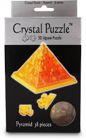Time lapse of the bepuzzled original 3d crystal puzzle the pink carousel. 3d Crystal Puzzle Pyramid Games Chain