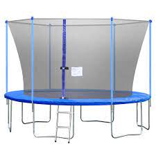 Check spelling or type a new query. 14ft Trampoline With Enclosure Net Ladder Outdoor Fitness Trampoline Pvc Spring Cover Padding For Children And Adults Walmart Com Walmart Com
