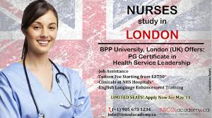 Nurses Study Pg Certificate In Health Service Leadership At Bpp University London Uk Job Assistance Tuiti Leadership Jobs Nursing Study Health Services