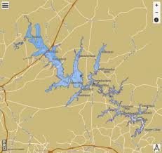 Falls Lake Fishing Map Us_aa_nc_fallslake_lake