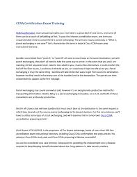 Ccna Certification Exam Training Exam Ccna Cisco Ccna