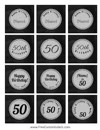 Place toothpick or lollipop on the back of the cupcake topper. 50th Birthday Cake Toppers Printable Novocom Top