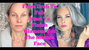 Drab 2 fab is open, wed, thu, fri, sat. From Drab To Fab Start To Finish Glamour For The Mature Face Youtube