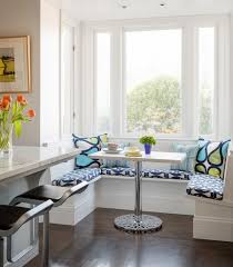 adorable breakfast nook in the kitchen