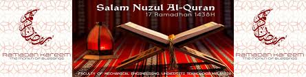 Some of the states in malaysia don't celebrate it as a holiday. Huda Rahim Salam Nuzul Al Quran