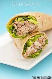 5 Minute Tuna Wraps Recipe Tuna Wraps Recipes Tuna Wrap Healthy Lunch