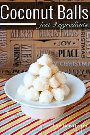 Coconut Balls Only 3 Ingredients The Bewitchin Kitchen Recipe Coconut Balls Easy Baking Recipes Coconut Recipes