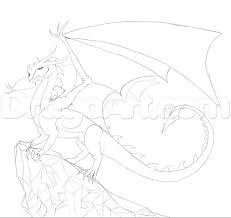Before you jump into drawing your dragon and get lost in the details, make sure you consider the bigger picture. Drawing Sketch Full Body Dragon Drawing Easy
