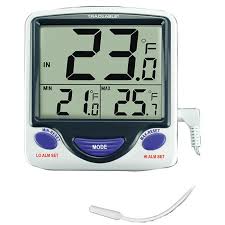 The sausage was in a bottom drawer that is labeled express chill. it should read 32 degrees fahrenheit or 0 celsius. Fisherbrand Jumbo Refrigerator Freezer Thermometer With Naked Sensor Classroom Thermometers Fisher Scientific