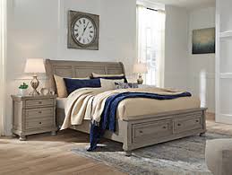 New rustic gray brown queen or king 4pc bedroom set modern furniture bed/d/m/n. Gray Bedroom Furniture Ashley Furniture Homestore