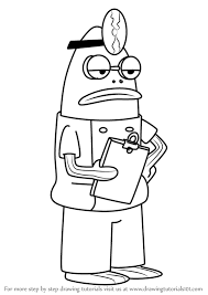 Learn how to draw spongebob squarepants cute snail pet gary easy, step by step drawing tutorial. Learn How To Draw Purple Doctorfish From Spongebob Squarepants Spongebob Squarepants Step By Step Drawing Tutorials