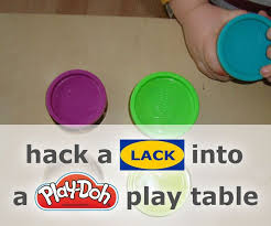 Hack A Lack Into A Play Doh Play Table With Extra Storage