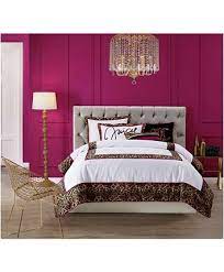 Juicy Couture Regent Leopard Bedding Collection Reviews Designer Bedding Bed Bath Macy S Hot Pink Bedrooms Bedroom Decor King Comforter Sets