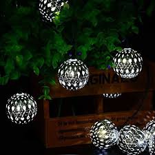 Ledertek Solar Lichterkette 3 5m 10 Led Kugel Weiss Mit Lichtsensor Weihnachtsbeleuchtung Solar Lichterkette Weihnachtsbeleuchtung Weihnachtsbeleuchtung Aussen