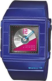 Verkaufe hier eine sehr gut erhaltene casio baby g uhr in der farbe dunkel blau. Casio Baby G Damen Armbanduhr Digi Ana Blau Bga 201 2eer Amazon De Uhren