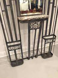 ✅ free shipping on many items! French Art Deco Hall Tree Coat Rack With Marble At 1stdibs